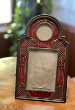 ANTIQUE BRONZE DOUBLE PICTURE FRAME picture