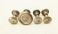 Vtg antique Keen Kutter hand saw handle brass medallion w/ screws nut hardware picture