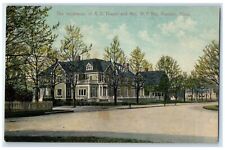 1910 Residence A D Thayer Mrs W F Ray Franklin Massachusetts MA Vintage Postcard picture