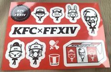 Final Fantasy 14 XIV Kentucky Fried Chicken KFC sticker  Emote code included NEW picture