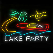 Lake Party Speed Boat Palm Tree 20