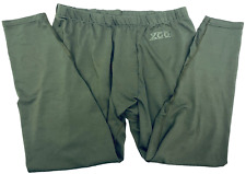 XGO Acclimate Dry ~ Size Large ~ Military Issued GREEN Poly Blend Thermal Pants picture