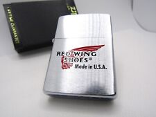 Red Wing Shoes Logo Engraved Zippo 1994 MIB Rare picture