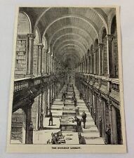 1883 magazine engraving~ BODLEIAN LIBRARY Oxford picture