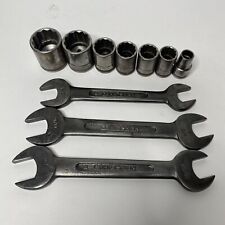 Vintage Craftsman SAE Wrenches And Sockets USA Made Underlined C Circle H picture