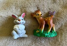 Vintage Handpainted Walt Disney Production Bullyland Bambi & Thumper PVC Figures picture
