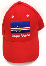 CAPE VERDE Africa Red Baseball Hat Cap Adjustable picture