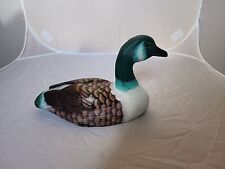 Vintage Wood Carved Duck ~ Hand Painted 9