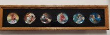 Pemberton and Oates ~ Donald Zolan Framed Set of 6 Bone China Miniature Plates picture
