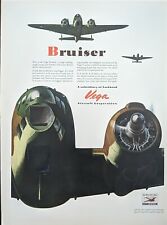 1943 Lockheed Vega Ventura WW2 Bomber Print Ad Allied Forces Air Power picture