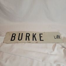 Authentic Retired Road Street Sign (Burke) 24x6 picture