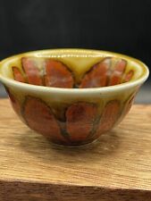 Hand Made Studio Art Pottery Small Miniature Dish Bowl Trinket VTG picture