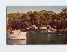 Postcard One of Maine's Picturesque Fishing Villages Maine USA picture