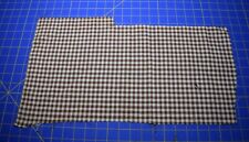 2161 Sm pc antique 1890-1910's thread dyed cotton fabric, brown/white md gingham picture