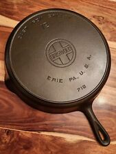 Griswold Cast Iron Skillet #12, LBL, Heat Ring, p/n 719, EPUSA, Restored picture