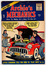 Archie's Mechanics #3 Good 2.0 How To Make It How To Fix It 1955 picture