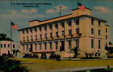 Postcard: U.S. Post Office and Federal Building, Pensacola, Fla. 1038 picture