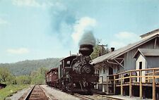 Cass WV Appalachian Trail Railroad Train Depot Station Vtg Postcard C53 picture