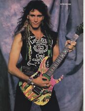 Steve Vai guitar pinup Faster Pussycat picture photo Taime Downe clippings pix picture