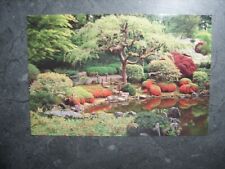 Japanese Garden Strolling Pond Garden Portland Oregon Postcard Unposted picture