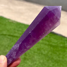 178G Natural rainbow fluorite scepter Quartz Crystal Single-End Terminated Wand picture