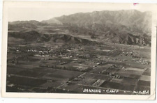 Banning, CA California 1955 RPPC Postcard, Birdseye View picture