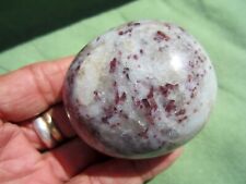 RUBELLITE (Pink Tourmaline) Large Polished Palm Stone Touch Worry 171g / 2