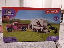 Schleich HORSE CLUB — 38-Piece Toy Horse Trailer and Truck Playset 42346 picture