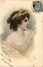 CPA AK Elegant Lady ARTIST SIGNED (1387391) picture