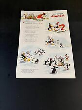 1939 WALT DISNEY'S DONALD DUCK ANTARCTIC TRAPPERS ILLUSTRATED STORY PRINT AD picture