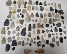 Authentic Arrowheads Ohio River Native American Artifacts BIG Lot Group Flint picture