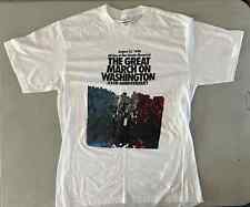 March on Washington XL T-shirt civil rights 25th anniversary 1988 cause protest picture