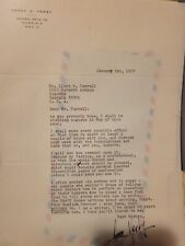 Super RARE 1977 Frank Yerby Signed Letter picture