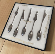 AUTH Mikimoto Japan Pearl dessert 5 spoons & forks Pearl Music instrument *114 picture