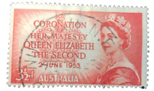 Postage Stamp Queen Elizabeth coronation her majesty Queen Elizabeth   June 1953 picture