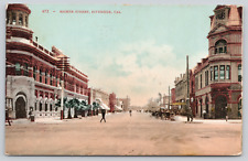 Postcard Riverside, California, Eighth Street, 1909 Street View A295 picture