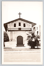 Mission Dolores Church San Francisco CA Exterior c1940 Postcard RPPC - Unposted picture