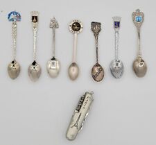 Paris Spoons & Paris Pocket Knife Lot Paris Souvenirs Paris Collectibles picture