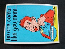 1961 Donruss Idiot Card # 32 No one cooks like you mom... (EX) picture