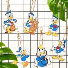 6pcs Diy Disney Diamond Art Painting Keychain Kit, Cartoon T Donald Duck picture