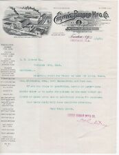1896 EMPIRE RUBBER MFG CO LETTERHEAD CARRIAGE DRILLS COTTON HOSE CHICAGO IL picture