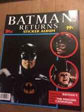 RARE/NEW/UNUSED/ TOPPS BATMAN RETURNS STICKER ALBUM (1992) picture
