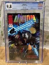 CGC UNION #1 1993 IMAGE Cgc 9.8 FOIL COVER STORMWATCH APP Graded Comic picture