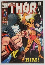 Thor #165 G 1st Full App of HIM (Adam Warlock) Marvel Comics 1969 Key Issue  picture