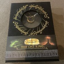 The Noble Collection Lord of the Rings The One Ring with Chain Replica NN1588 picture