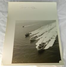 Vintage 1950 US Navy Press Photo - Last PT Boat with Wooden Bottom picture