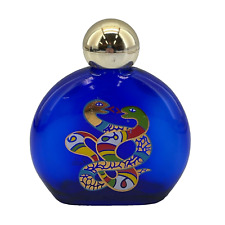 VTG Niki de Saint Phalle France Empty Blue Perfume Bottle RARE Collectable 3.5