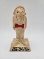 Vintage 1970 Russ Berrie Figurine Dirty Old Man Funny Gift picture