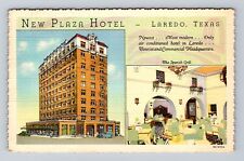 Laredo TX-Texas, New Plaza Hotel, Advertising, Antique Vintage Postcard picture