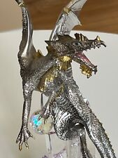 Franklin Mint, Metal Dragon Statue, Michael Whelan Guardian Of Treasure 11-1/2